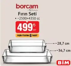 PAŞABAHÇE BORCAM FIRIN SETİ